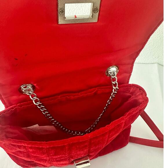 Red target purse Christmas holiday bag - Picture 4 of 5